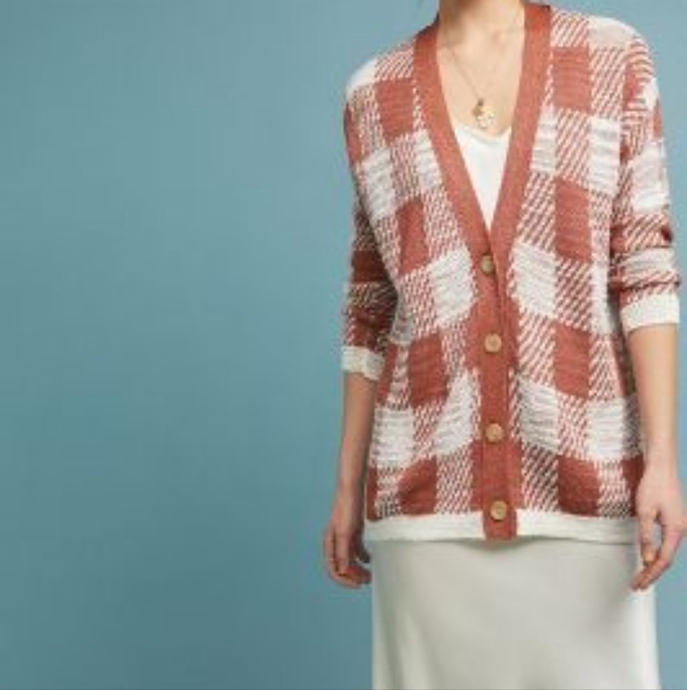 NEW Sita Murt checkered cardigan sz 38
